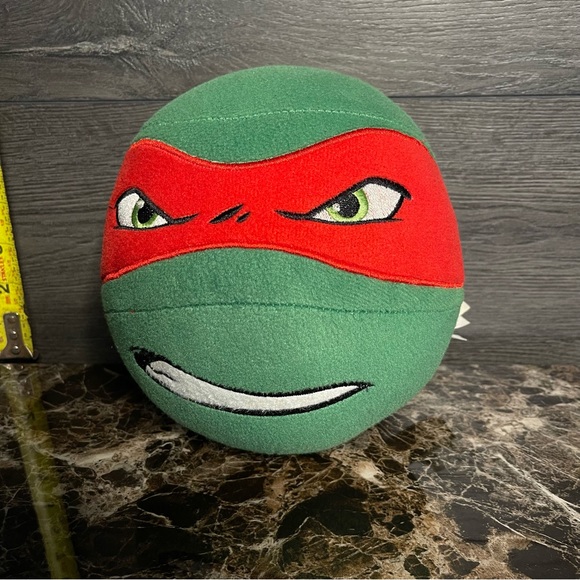 Teenage Mutant Ninja Turtles RAPHAEL HEAD BALL Plush Stuffed Animal - Picture 2 of 6